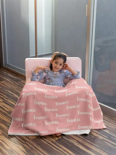 Miniatura 2 de Manta con nombre personalizada para bebé, niño, niña y niños. Manta con nombre personalizado del nombre del bebé. Manta con nombre personalizada