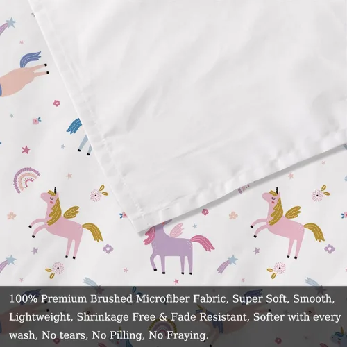 Miniatura 56 de MUSOLEI Sábana bajera ajustable de hongos, ropa de cama de hongos, decoración de hongos para niños, niños; juego de sábanas individuales; 1 sábana