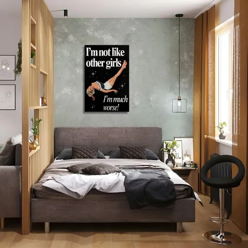 Miniatura 85 de Pósteres de citas divertidas con texto en inglés «Better Late Than Feug», lienzo minimalista con fondo blanco, arte de pared, frutas frescas