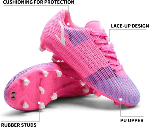 Miniatura 5 de DREAM PAIRS Zapatos de fútbol para niños y niñas, zapatos de fútbol para niños pequeñosniños grandes