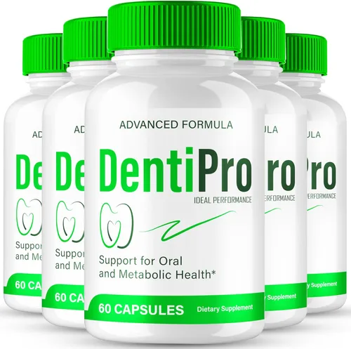 Dentipro - Cápsulas de salud dental, píldoras de suplemento Dentipro para dientes y encías, máxima fuerza, avanzadas, totalmente naturales para el