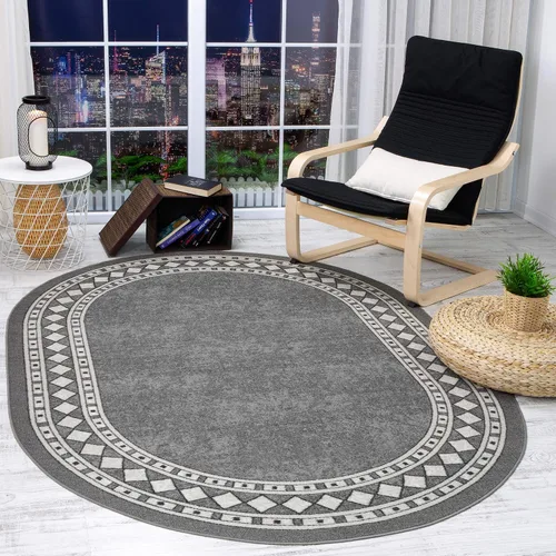 Miniatura 56 de Antep Rugs - Alfombras modernas con bordes, antideslizantes (antideslizante), de perfil bajo con respaldo de goma, para cocina, juego de 2 piezas