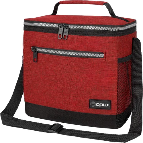 Miniatura 13 de OPUX - Fiambrera de alta calidad, aislada para hombres y mujeres adultas, resistente al almuerzo escolar para niños, niñas, niños Bolsa de Azul