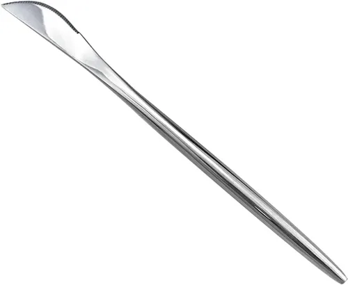 Miniatura 7 de Juego de cubiertos de 6 piezas con cuchillo de mantequilla, elegante cuchillo de acero inoxidable 18/10 para pulido de espejo, el mejor regalo