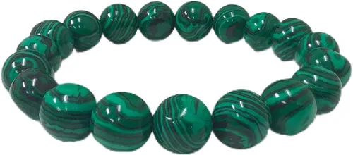 Miniatura 211 de Gem Avenue Handmade Round Bead Stretch Bracelet Unisex Natural Stone Beaded Jewelry for Men & Women, Elastic Wristband for Daily Wear