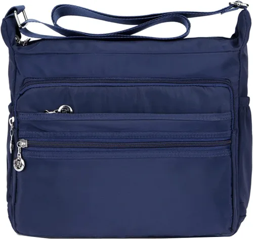 Bolso de hombro ligero para mujer, bolso cruzado pequeño de nailon para mujer