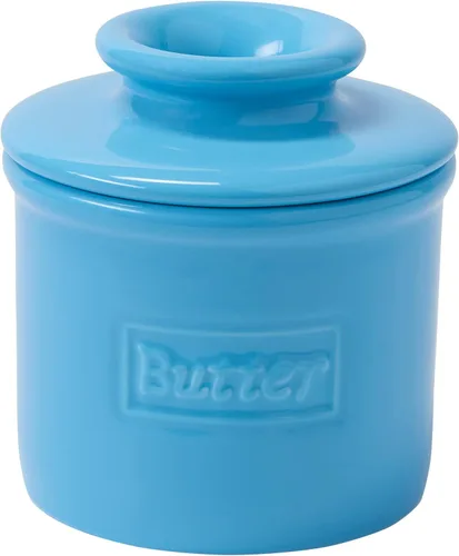 Miniatura 10 de Campana de mantequilla – The Original Butter Bell Crock por L. Tremain, plato de mantequilla de cerámica francesa, café mate y colección retro