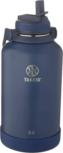 Miniatura 28 de Takeya Actives - Botella de agua de 24 onzas con tapa con popote, aislamiento de acero inoxidable de doble pared, apta para lavavajillas y sin BPA