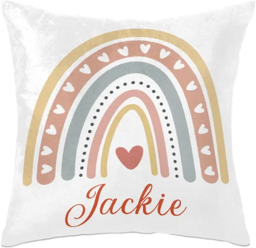 Miniatura 25 de Funda de almohada personalizada con nombre de bebé para bebé, niño y niña, almohada personalizada con nombre, almohada personalizada para sofá