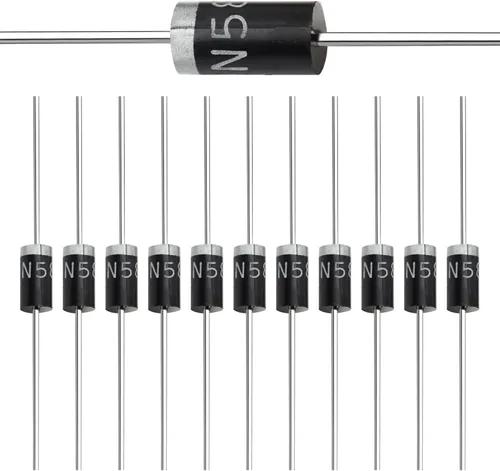 Miniatura 11 de Chanzon 1N4148 Diodos de conmutación rápida de señal pequeña axial de alta velocidad 200mA 100V DO-35 (DO-204AH) IN4148 Diodos de silicio