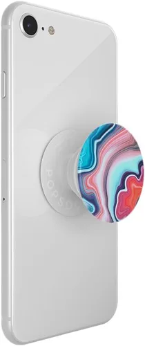 Miniatura 2 de PopSockets - Agarre para teléfono con soporte expandible, agarre adhesivo, ágata con bandas