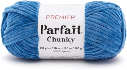 Miniatura 25 de Premier Parfait Hilo Grueso - Súper Voluminoso para Tejer y Hacer Ganchillo, Chenilla, Sunshine
