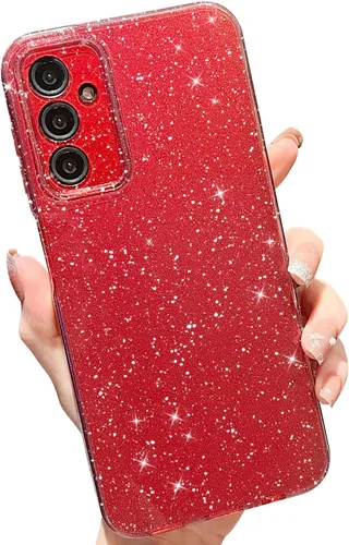 Miniatura 88 de MINSCOSE Funda compatible con Samsung Galaxy A14 5G, bonita funda delgada con purpurina fina, a prueba de golpes, de TPU para mujeres y niñas
