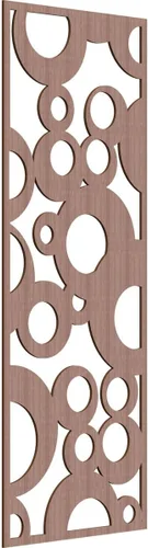 Miniatura 157 de Farwell Paneles de pared decorativos de madera con calado, 13 3/8 pulgadas de ancho x 34 3/8 pulgadas de alto x 1/4 de alto, roble rojo rojo