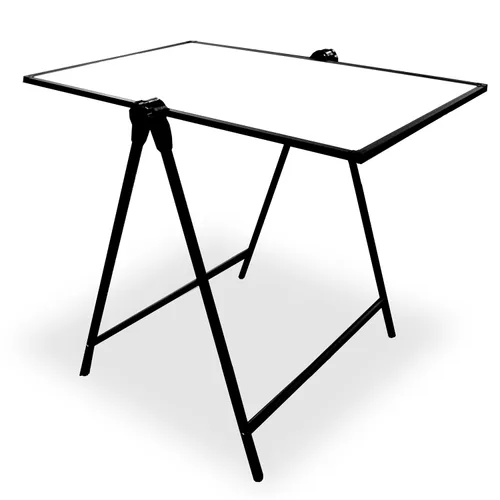 Miniatura 3 de Flipside Products Caballete ajustable giratorio magnético de borrado en seco de doble cara de 24 x 36 pulgadas, elevable, pizarra blanca