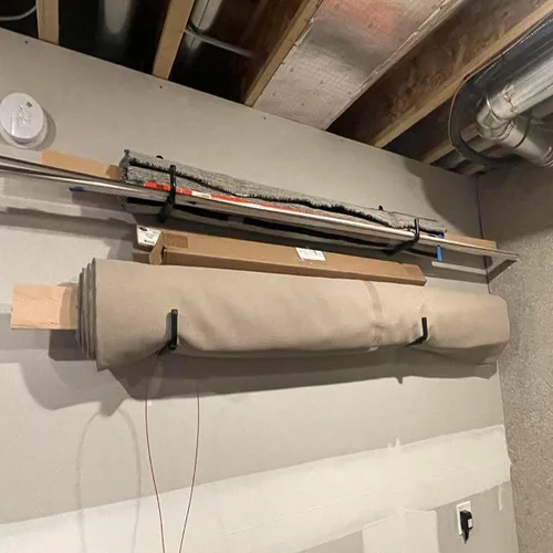Miniatura 4 de Ganchos para escaleras de almacenamiento de garaje, paquete de 6 perchas resistentes, estante de montaje en pared de 9.8 pulgadas con capacidad