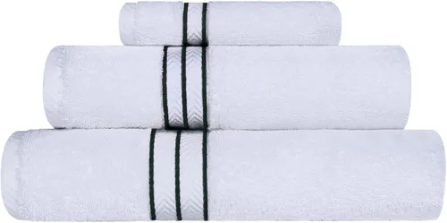 Miniatura 40 de Juego de toallas de baño de algodón turco ultra suave de Superior, juego de 2 piezas, toallas para la ducha, baño, artículos esenciales para el Latte
