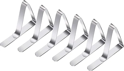 Miniatura 3 de Paquete de 30 clips para mantel, abrazaderas para manteles y herramientas para decoración del hogar, abrazadera/gancho resistentes (30)