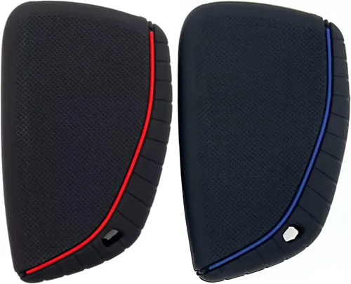 Miniatura 2 de REPROTECTING Funda de silicona para llavero compatible con Chevy Chevrolet Silverado 1500 GMC Sierra 1500 2026-2022, Silverado Sierra 2500HD 3500HD