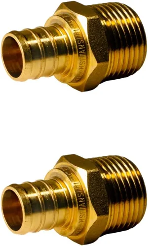 Miniatura 53 de XFITTING 1 pulgada Pex x 1 pulgada Adaptador Femenino NPT, 23-4-3=2X, 2 Piezas