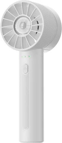 Miniatura 14 de Mini ventilador turbo portátil de mano, dispositivo de enfriamiento personal de alta velocidad de 4 velocidades [máximo 16 horas], bolsa recargable