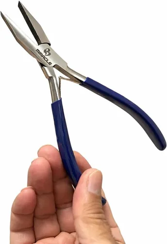Miniatura 13 de Alicates de extensión de cabello Microlink – Herramienta profesional multifunción de acero inoxidable para aplicación de cuentas nano y microenlace