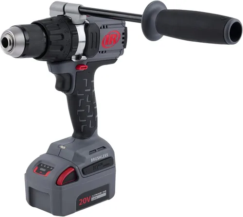 Miniatura 4 de Ingersoll Rand D5241-K22 1/2" 20V Taladro de martillo inalámbrico 2 Kit de batería, par de 1100 in-lb, portabrocas sin llave, empuñadura de pistola