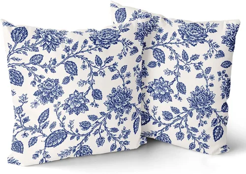 Miniatura 48 de Giwawa Little Adventure - Funda de almohada decorativa cuadrada de 16 x 16 pulgadas, color azul marino, diseño de flecha, fogata, oso, bosque
