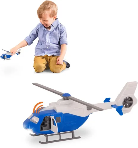Miniatura 20 de DRIVEN by Battat Camión volquete micro - Camión volquete de juguete con luces, sonidos y piezas móviles para niños de 3 años en adelante