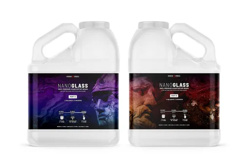 Miniatura 5 de NanoGlass - Resina epoxi de barra y mesa fabricada en Estados Unidos. 100% transparente y autonivelante. Certificado USDA apto para alimentos