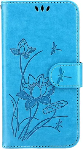 Miniatura 10 de Funda para iPhone 13/13 Mini/13 Pro/13 Pro Max, funda de cuero tipo cartera tipo libro con tapa y soporte para tarjeta y cierre magnético a prueba