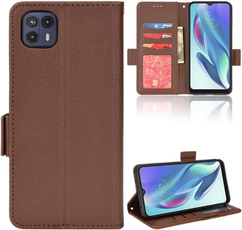 Miniatura 149 de Funda de piel sintética compatible con Motorola Moto E22 4G, funda de piel sintética compatible con Motorola Moto E22i 4G, color negro