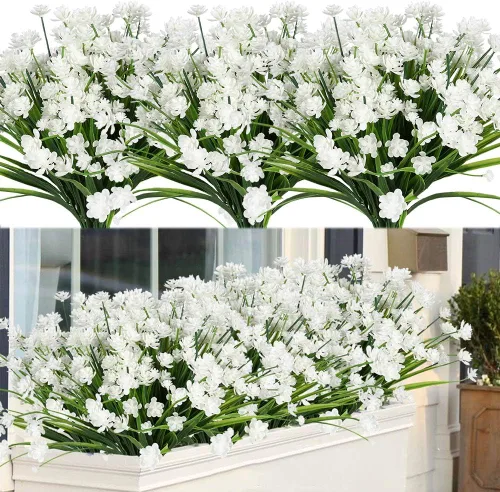 Miniatura 9 de Plantas y flores artificiales para exteriores, resistentes a los rayos UV