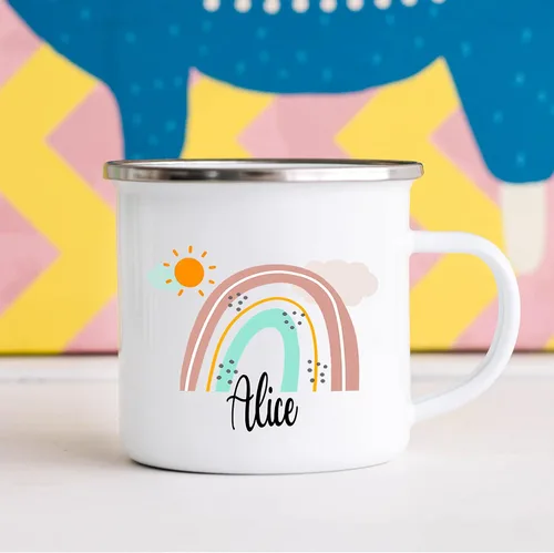 Miniatura 4 de Taza Personalizada para Niños, Niños, Niñas Taza Personalizada de Chocolate Caliente, Cacao, Café y Leche Regalo de Cumpleaños con Nombre D05