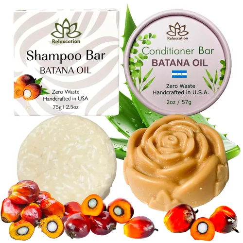 Miniatura 11 de Relaxcation AUTHENTIC - Barra de champú sólido para el crecimiento del cabello, hidrata el cabello, mejora la salud del cuero cabelludo, hecho a