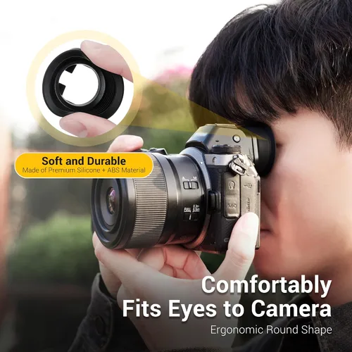 Miniatura 2 de Ojo de goma de silicona suave mejorado para Nikon Z6 III Z5 II Z7 II Z6 II Z7 Z6 Z5, cubierta de protección para visor con ojo de goma redondo