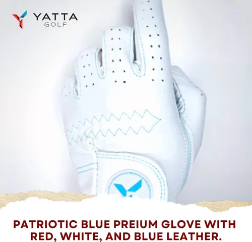 Miniatura 4 de YATTA GOLF Guante de golf prémium para mano izquierda para hombre, cómodo, duradero, estable y resistente, y ajuste fiel a la forma, guante de golf