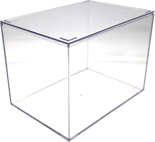 Miniatura 9 de 1 caja de acrílico transparente con tapa, 12.5 pulgadas de largo x 8.5 pulgadas de ancho x 8.5 pulgadas de alto, fabricada en Estados Unidos