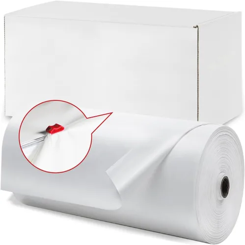 Miniatura 27 de Mantel de plástico, 310 pies x 54 pulgadas, mantel desechable con cualquier corte de corte, rollo de plástico de alta calidad para fiestas, pícnics