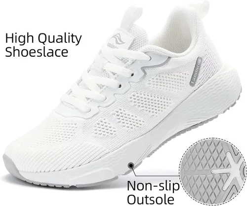 Miniatura 5 de Lamincoa Zapatos para caminar para mujer, tenis para correr, tenis y gimnasio