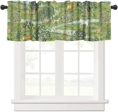 Miniatura 23 de William Morris - Cenefa de cocina, diseño retro de ladrones de fresas, estampado floral, para cocina, sala de estar, baño, cafetería, decoración