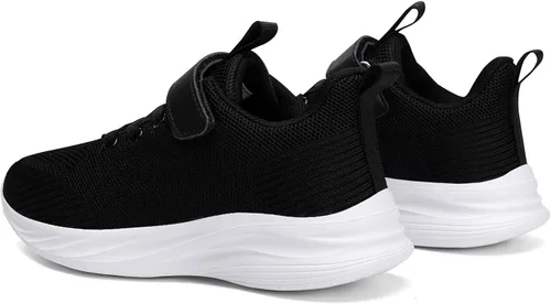 Miniatura 5 de Zapatos negros para niños y niñas, zapatillas de tenis para niños, zapatos escolares para niños pequeñosniños grandes