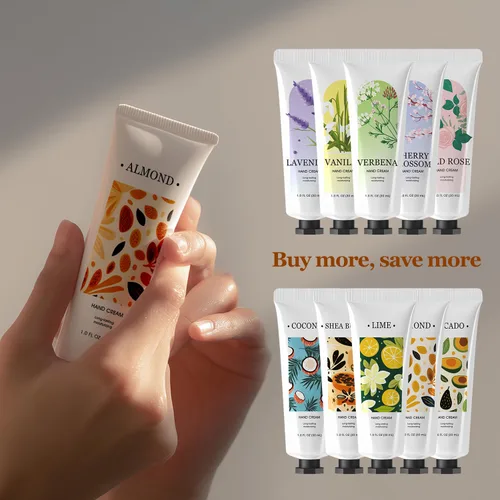 Miniatura 4 de BODY & EARTH Crema de Manos a Granel Paquete de 50 Set de Regalo de Loción de Manos Loción de Manos Tamaño de Viaje Lociones a Granel para Regalos