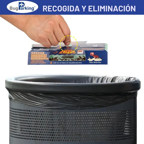 Miniatura 6 de Trampas para cucarachas para interiores, trampas de pegamento adhesivo para cucarachas, trampas para cucarachas, trampas para interiores y casas