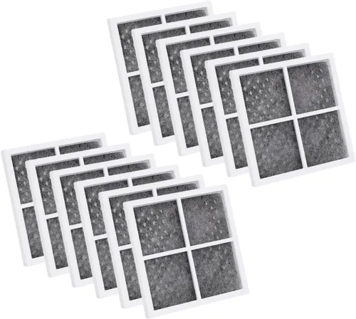 Miniatura 10 de Nispira Filtro de aire de repuesto compatible con refrigerador LG LT120F Kenmore Elite 469918 ADQ73214402, ADQ73214404-2 paquetes