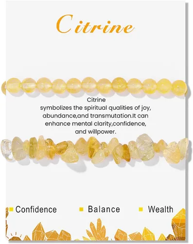 Miniatura 7 de Pulseras de cristal curativo para mujer, 2 pulseras de piedra natural de 0.236 pulgadas, pulseras elásticas de cuentas de cristal hechas a mano