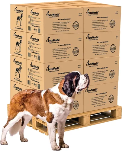 Miniatura 9 de PETSWORLD Almohadillas para orinar de perro de gran tamaño (40 x 99 pulgadas), almohadillas gigantes 4XL para entrenamiento de cachorros
