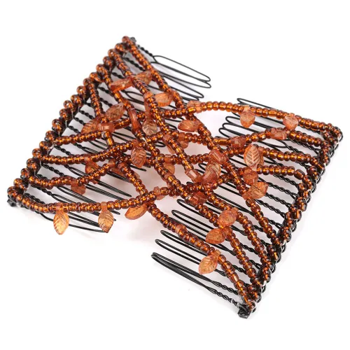 Miniatura 8 de Pinza para el cabello con perlas, peine elástico, pinzas para el cabello mágicos, peines de pelo perlas, peines elásticos para el cabello, pinzas