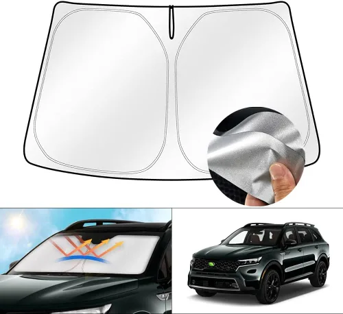 Miniatura 14 de Parasol para parabrisas de ajuste personalizado para Honda Civic 2022-2025 2026, parasol para accesorios Civic, visera plegable para ventana