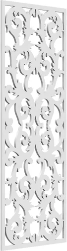 Miniatura 101 de Meadville Paneles decorativos de pared de madera con calado, 9 3/8 pulgadas de ancho x 24 3/8 pulgadas de alto x 1/4 de alto, aliso